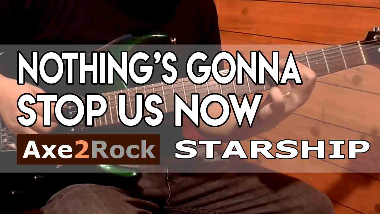 Nothings Gonna Stop Us Now - Starship - Electric Guitar Cover