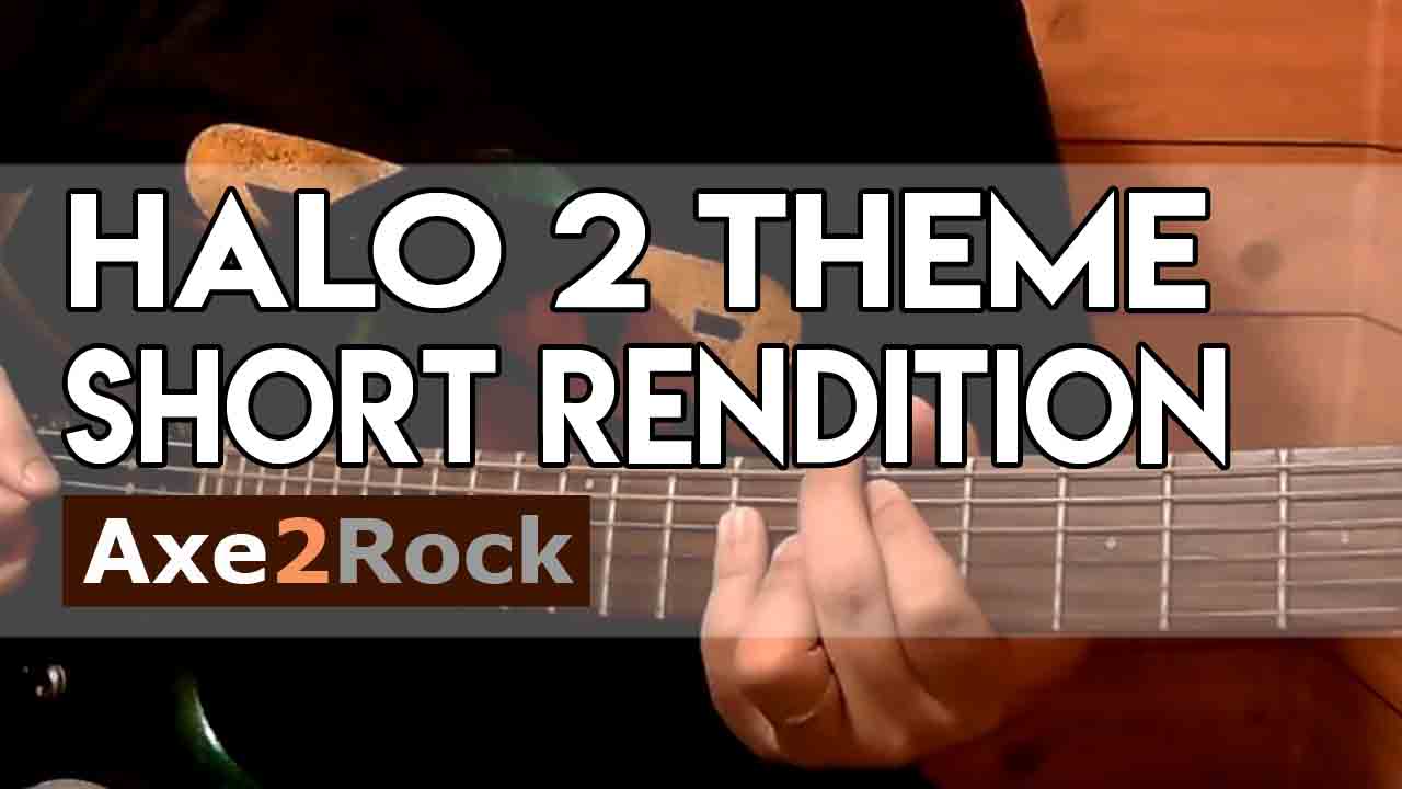 Rocking Tribute: Halo 2 Theme Electric Guitar Cover - Short Version